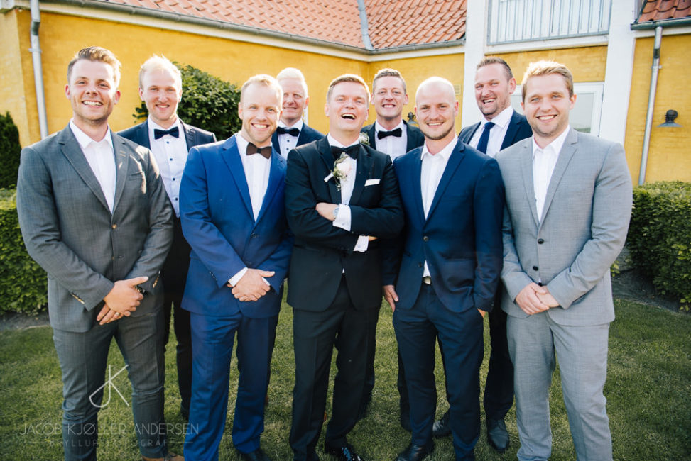The groomsmen på Fakkelgaarden